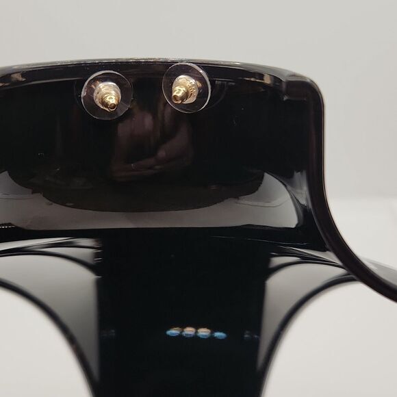 Red and gold rhinestone High‎ heel and purse stud earrings - Picture 3 of 4